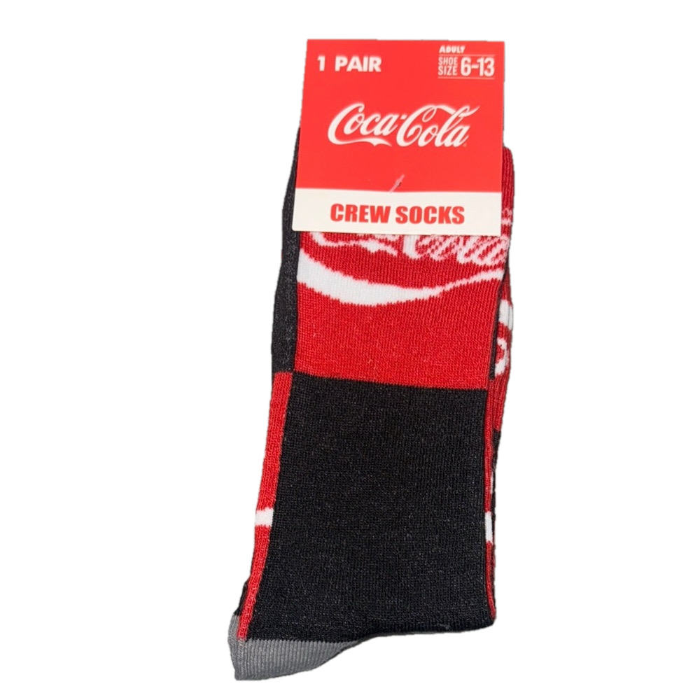 Coca Cola Crew Socks NWT